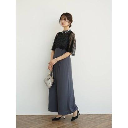 リルフェテ Rire Fete レースドッキングオールインワン（Navy 