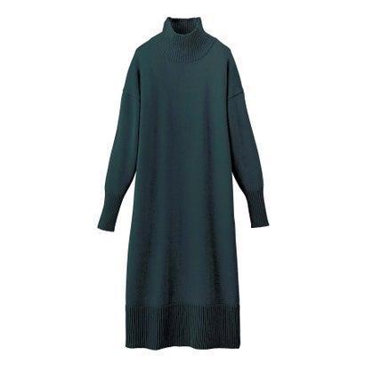 ジーラ Geera バックスリットタートルニットワンピース グリーン ブランド公式 Locomall ロコモール 通販 Paypayモール