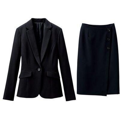 ジーラ GeeRA 【2点】洗えるデザインスカートスーツ （2P（ブラック））｜locondo-shopping｜17