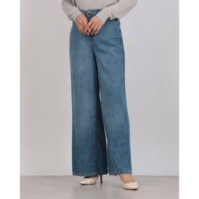  　ワイドレッグデニムパンツ RINASCIMENTO リナシメント ワイドレッグデニムパンツ （Azzurro