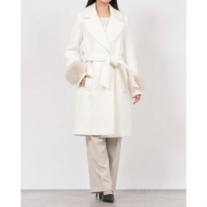 リナシメント RINASCIMENTO ファーフラップガウンCOAT （Bianco）