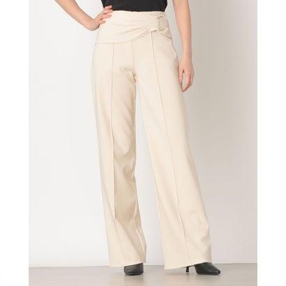 リナシメント RINASCIMENTO ウエストデザインセンタープレスパンツ （Beige Chiaro）