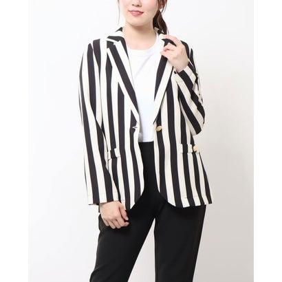 安価 ワタナベ リナシメント Rinascimento ストライプジャケット Nero Var Bianco ジャケット レディースファッション ファッション 13 1 Ttahs Com