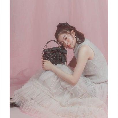 RANDA（ランダ） RANDA 2WAY リボンチャームキルティングバニティ