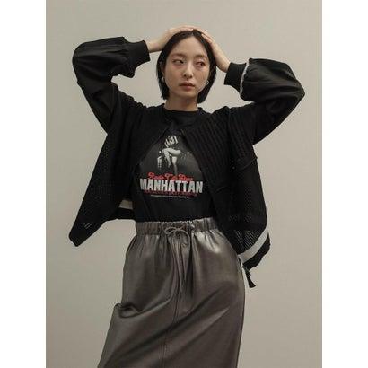 ラディエイト RADIATE メッシュ×シアー配色ダブルジップブルゾン