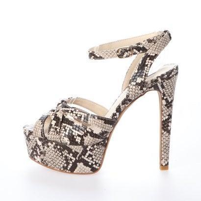 アールアンドイー R E ss新作 R E デザインストラップハイヒールサンダル ヘビ ブランド公式 Locomall ロコモール 通販 Paypayモール