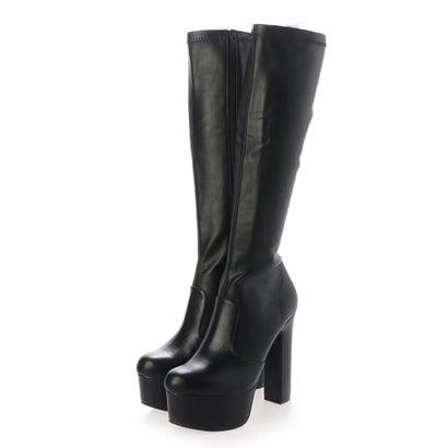 アールアンドイー R E aw新作 R E 太ヒールストレッチロングブーツ ブラック ブランド公式 Locomall ロコモール 通販 Paypayモール