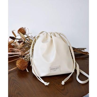 古典 レトロガール Retro Girl 巾着ショルダーbag オフホワイト