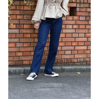 レトロガール Retro Girl ベーシックストレートパンツ インディゴ 宅配