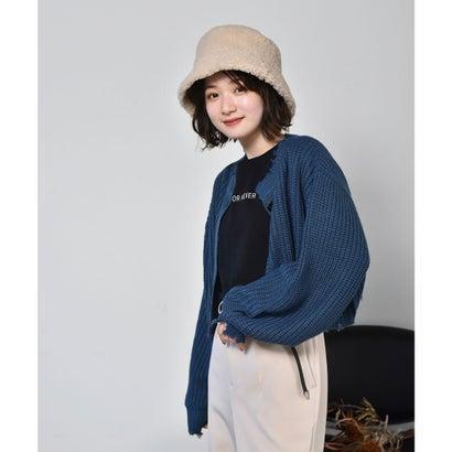 レトロガール Retro Girl ダメージショートカーデ ダークブルー ブランド公式 Locomall ロコモール 通販 Paypayモール