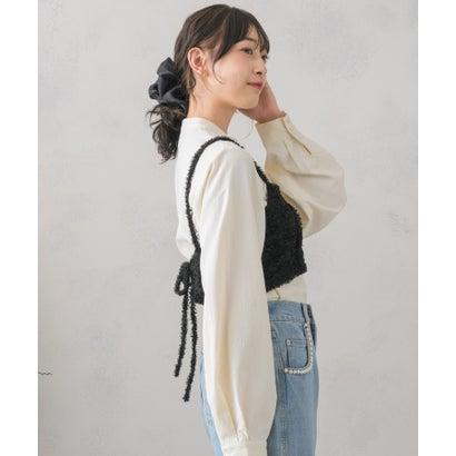 レトロガール RETRO GIRL シャギービスチェセットシャツ （ブラック）｜locondo-shopping｜08