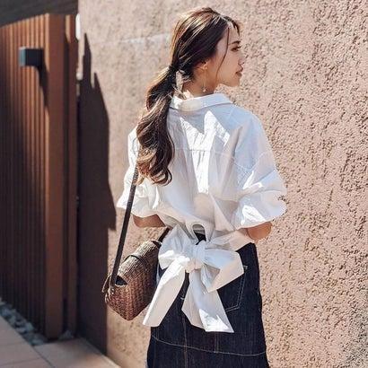 リエンダ Rienda バックリボンパフslv Top ホワイト ブランド公式 Locomall ロコモール 通販 Paypayモール