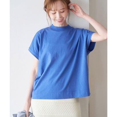 ロペピクニック ROPE' PICNIC ラク美tee/トルコオーガニックコットンモックネックフレンチスリーブトップス （ブルー（44））｜locondo-shopping｜18