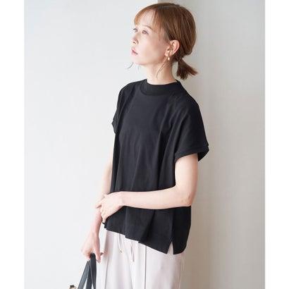 ロペピクニック ROPE' PICNIC ラク美tee/トルコオーガニックコットンモックネックフレンチスリーブトップス （ブルー（44））｜locondo-shopping｜10