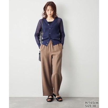 ロペピクニック ROPE' PICNIC シアーワイドリブカーディガン （ターコイズ（49））｜locondo-shopping｜17