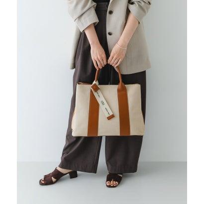 ロデスコ RODE SKO ロゴリボン付A4トートバッグ （オフホワイト）の画像