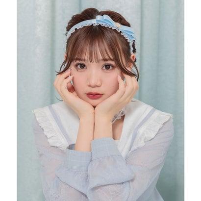 ROJITA（ロジータ） パール付きリボンレースカチューシャ （ブルー） : ブランド公式 LOCOMALL ロコモール - 通販