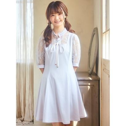 Rojita Frontレースアップハイネックワンピース パープル ブランド公式 Locomall ロコモール 通販 Paypayモール