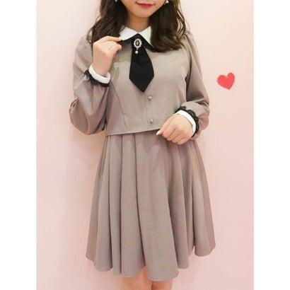 ロジータ Rojita ホワイトカラーネクタイワンピース ピンク ブランド公式 Locomall ロコモール 通販 Paypayモール