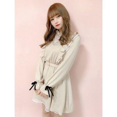 ロジータ Rojita パールベルトフリルワンピース ベージュ ブランド公式 Locomall ロコモール 通販 Paypayモール