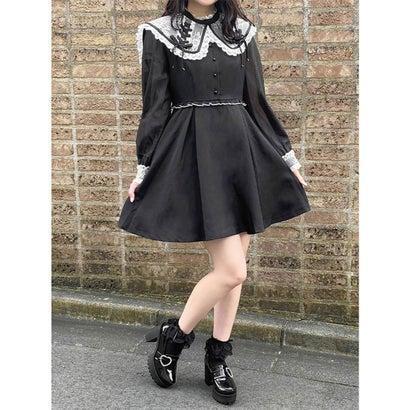 ザインがき ロジータ Locomall ロコモール 通販 Paypayモール Rojita 配色レースセーラーカラーワンピース ブラック ブランド公式 イベントな Www Blaskogabyggd Is