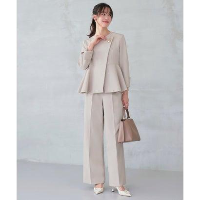 RUIRUE BOUTIQUE（ルイルエブティック） ノーカラーラップペプラム