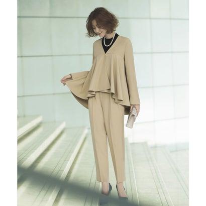 RUIRUE BOUTIQUE（ルイルエブティック） ノーカラーフレアペプラム 