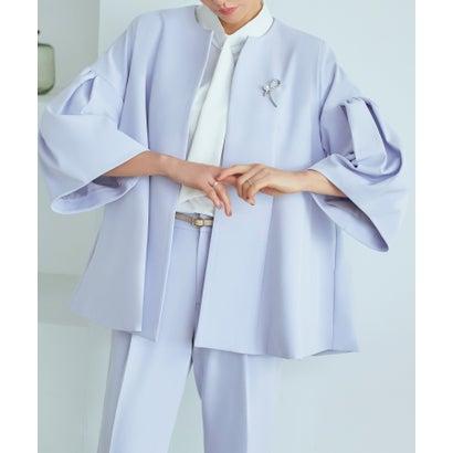 RUIRUE BOUTIQUE（ルイルエブティック） ノーカラーフレアースリーブ