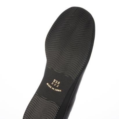 サントノーレ SAINT HONORE 楽ちん ふかふか 幅広 レザー フラットソール コンフォートパンプス （ブラック）_4