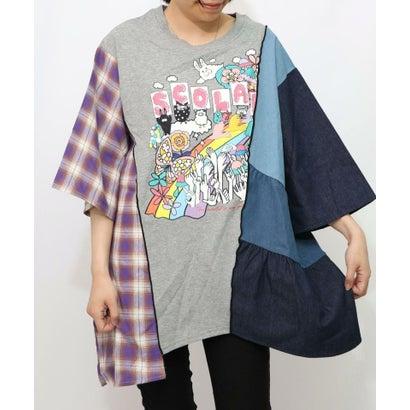 ScoLar（スカラー） ScoLar 26周年スタート柄 チェック×デニム切替