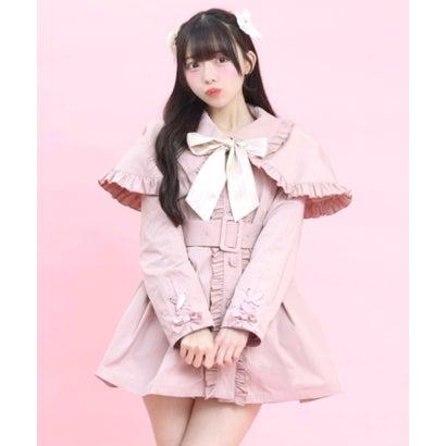 ❤️シークレットハニー❤️アウター❤️ピンク❤️ Secret Honey（シークレットハニー） ケープ付スプリングコート