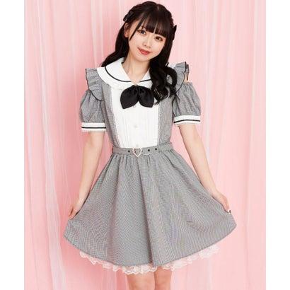 シークレットハニー Secret Honey リボンタイ付バイカラーワンピース 