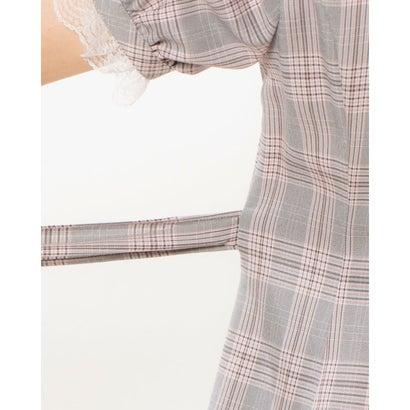 シークレットハニー Secret Honey レース＆フリル襟半袖セットアップ （ピンク）｜locondo-shopping｜21