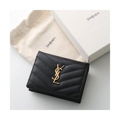 Saint Laurent  二つ折り財布 ブラック　イヴ・サンローラン SAINT LAURENT サンローラン 二つ折り財布 668290 BOWA （1000/NERO