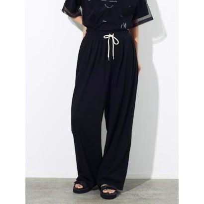 SCOTCLUB（スコットクラブ） アクセントロゴ刺繍ワイドパンツ