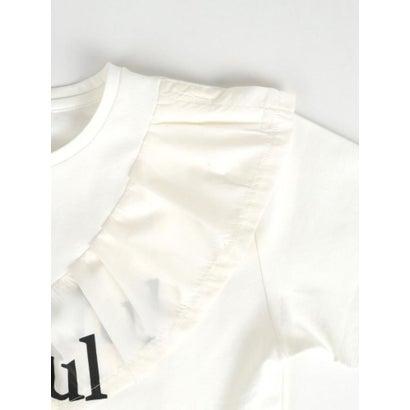 SCOTCLUB（スコットクラブ） ビッグフリルロゴTシャツ （オフホワイト 