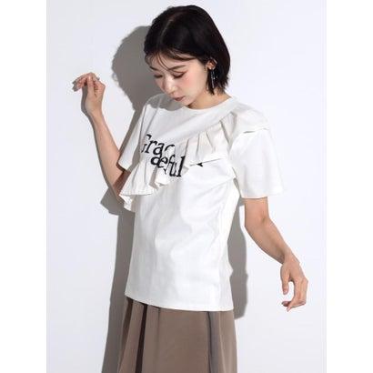 SCOTCLUB（スコットクラブ） ビッグフリルロゴTシャツ （オフホワイト 