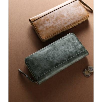 ドゥーブロンドン doob London [doob London]ブライドルレザー本革長財布ラウンドファスナー （グリーン）