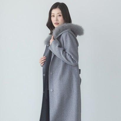 フィローモ Filomo [Filomo] カシミヤ混ロングコート フォックスファー