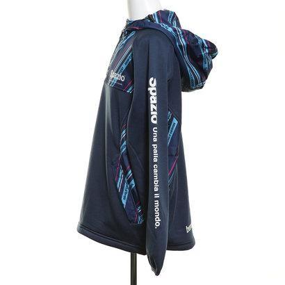 スパッツィオ SPAZIO ジュニア サッカー/フットサル ピステシャツ JR裏起毛ハーフジップピステパーカー GE0632|locondo-shopping|02