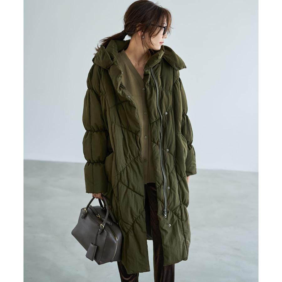 STYLE DELI（スタイルデリ） 【LUXE】暖か軽量◇機能中綿ギャザー 
