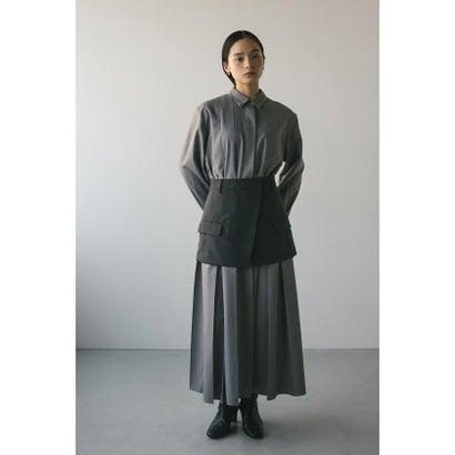 スタイルミキサー STYLEMIXER ワイドプリーツシャツワンピース （L