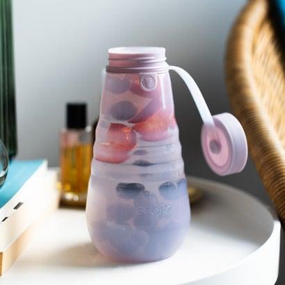 ストージョ stojo 水筒 折りたたみ 590ml （JellyPink）【交換・返品