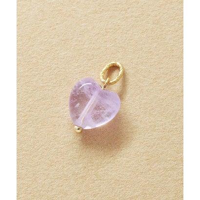 TAKE-UP（テイクアップ） 【Lively】K10 アメジスト ハートネックレス