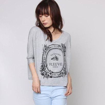 ジエンポリアム The Emporium 花柄7分袖ドルマンtシャツ グレー ブランド公式 Locomall ロコモール 通販 Paypayモール