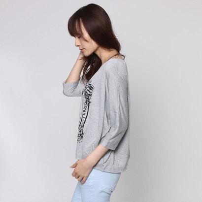 ジエンポリアム The Emporium 花柄7分袖ドルマンtシャツ グレー ブランド公式 Locomall ロコモール 通販 Paypayモール