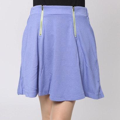 ジエンポリアム The Emporium ジップ使いフレアスカート パープル ブランド公式 Locomall ロコモール 通販 Paypayモール