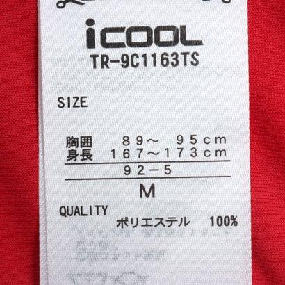 ティゴラ TIGORA メンズ 半袖機能Tシャツ iCOOL半袖Tシャツ TR-9C1163TS （レッド      *BK）｜locondo-shopping｜12