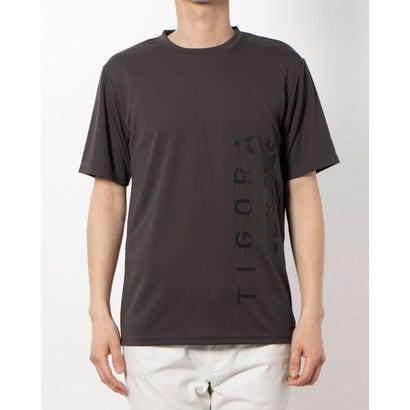 ティゴラ TIGORA メンズ 半袖機能Tシャツ ドライメッシュTシャツ TR-9A1224TS （チャコールグレー）｜locondo-shopping｜04