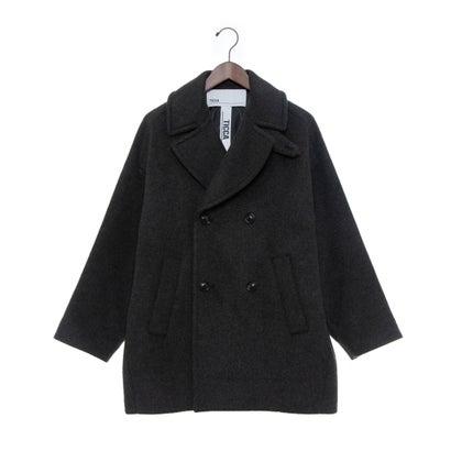 ティッカ ピーコート Pコート ショート ウール アウター F 黒 ブラック ティッカ ピーコート Pコート ショート ウール アウター F 黒 ブラック